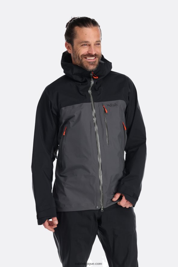 Veste Latok Mountain Gore-tex Pro Hommes Rab 8826v0908 Noir/graphène