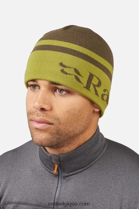 Bonnet à Bande Logo Rab Unisexe Rab 8826v0536 Armée/vert Tremble