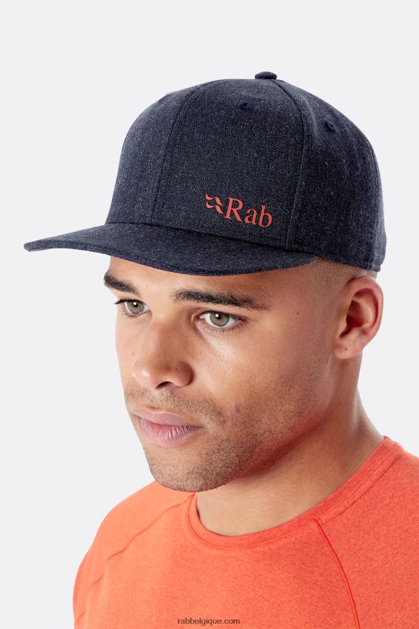Casquette à Logo Flatiron Unisexe Rab 8826v0602 ébène