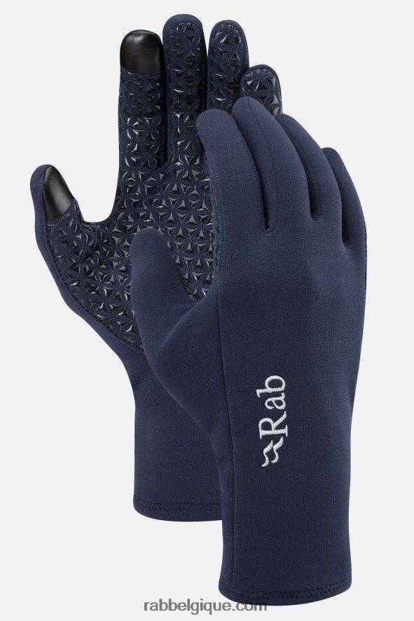 Gant De Contact Power Stretch Unisexe Rab 8826v0627 Encre Profonde